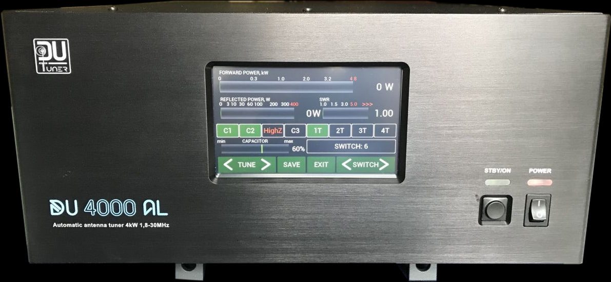 DU TUNER DU 4000  - Accordatore di antenna automatico 4 KW da 1,8 a 30 MHz, gestibile anche da remoto